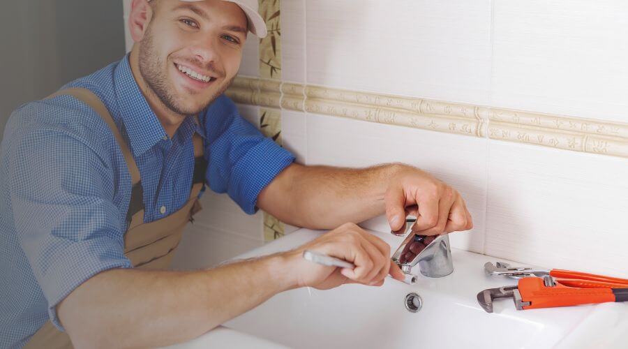 Professional bathroom faucet installation in Amo, IN